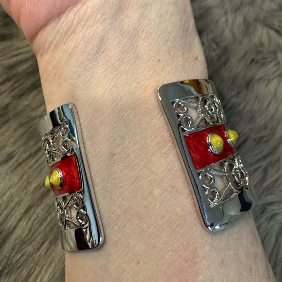 Lauren G Adams Elegant Silver Butterfly Cuff Bracelet - Picture 7 of 9